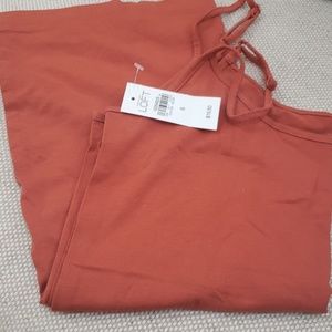 Burnt orange brand new cami from Loft